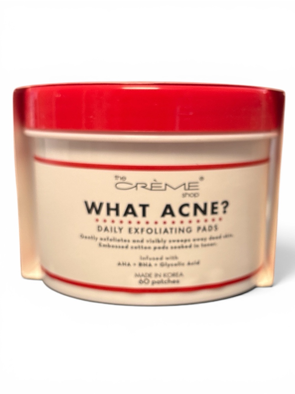 the Crème Shop WHAT ACNE? Daily Exfoliating Pads - 60 Count